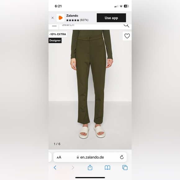 NWT MaxMara Leisure Pants Size XS - Picture 8 of 8